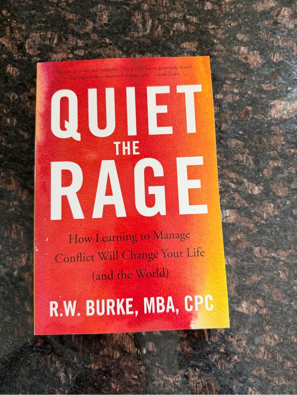 Quiet the Rage by R.W. Burke - paperback